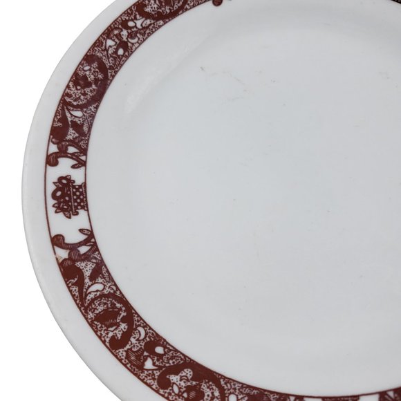 The Roosevelt Hotel Bread Plate Shenango China Vintage New Orleans USA - Picture 3 of 10